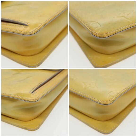 LOUIS VUITTON Monogram Vernis Motto Accessory Pouch Gris - Picture 16 of 16